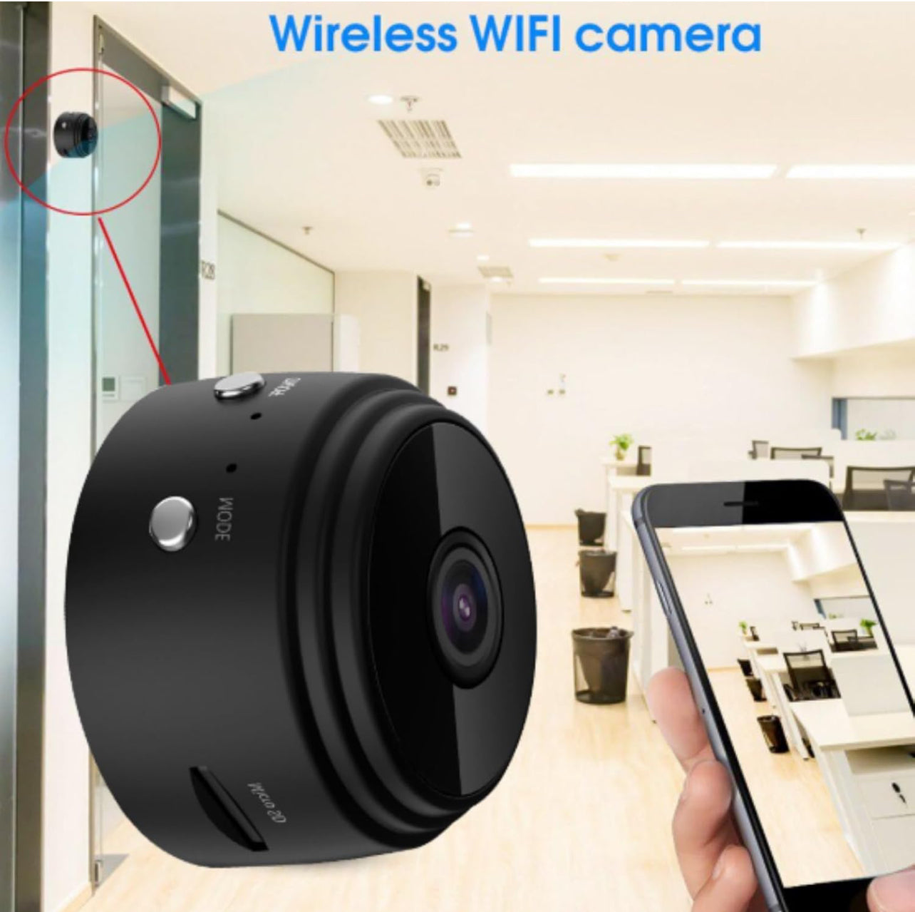 Mini Cámara A9 1080P Inalámbrica WiFi - Smart Home Vigilancia